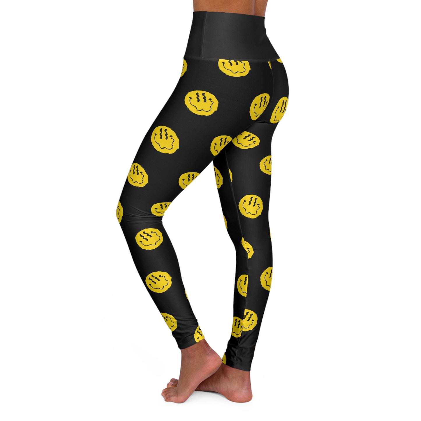 GE-KO’s Smiley High Waisted Yoga Leggings