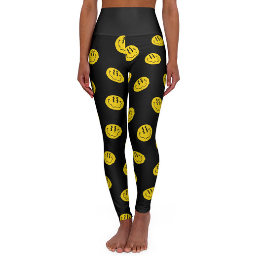 GE-KO’s Smiley High Waisted Yoga Leggings