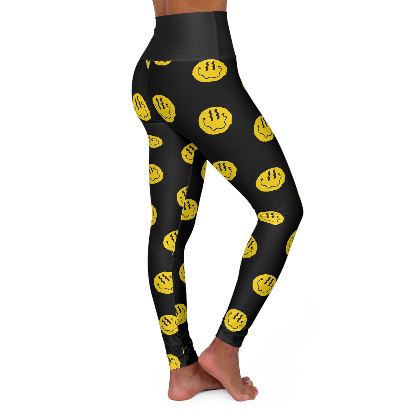 GE-KO’s Smiley High Waisted Yoga Leggings