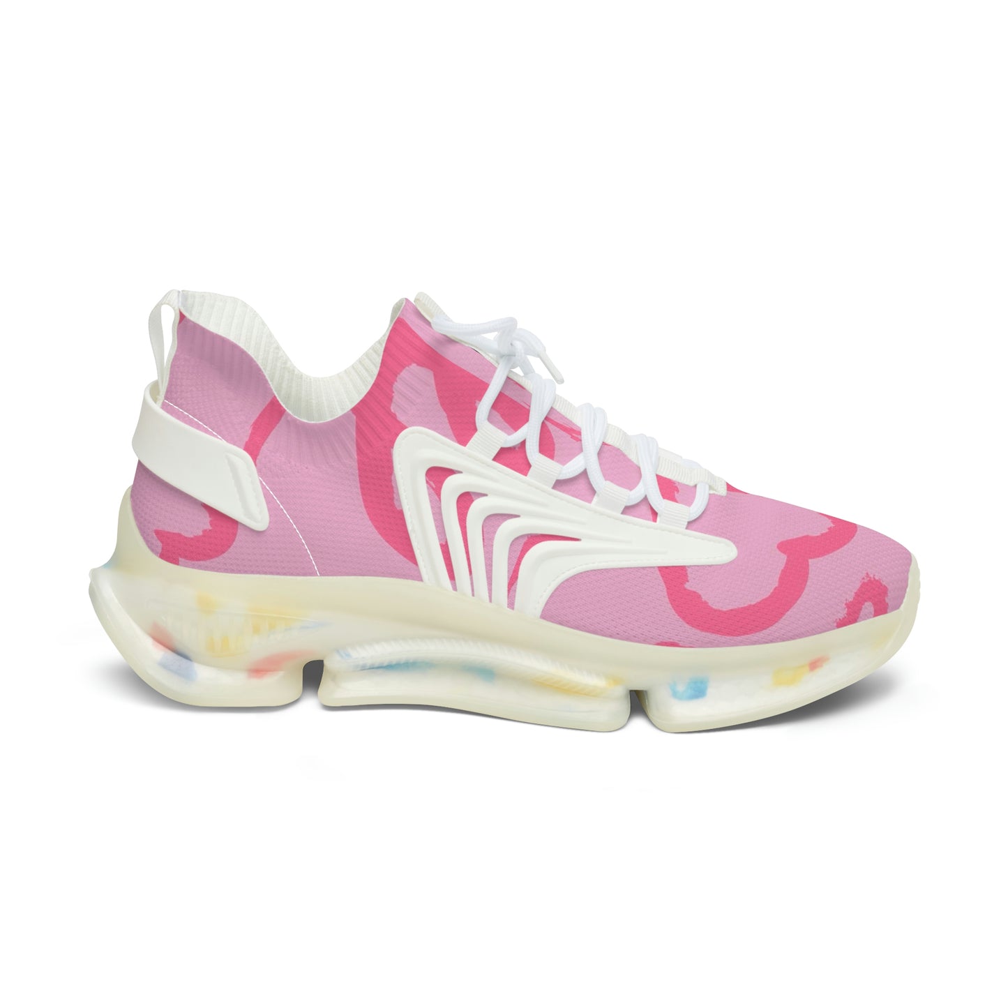 GE-KO’s Women's pink hearts Sneakers