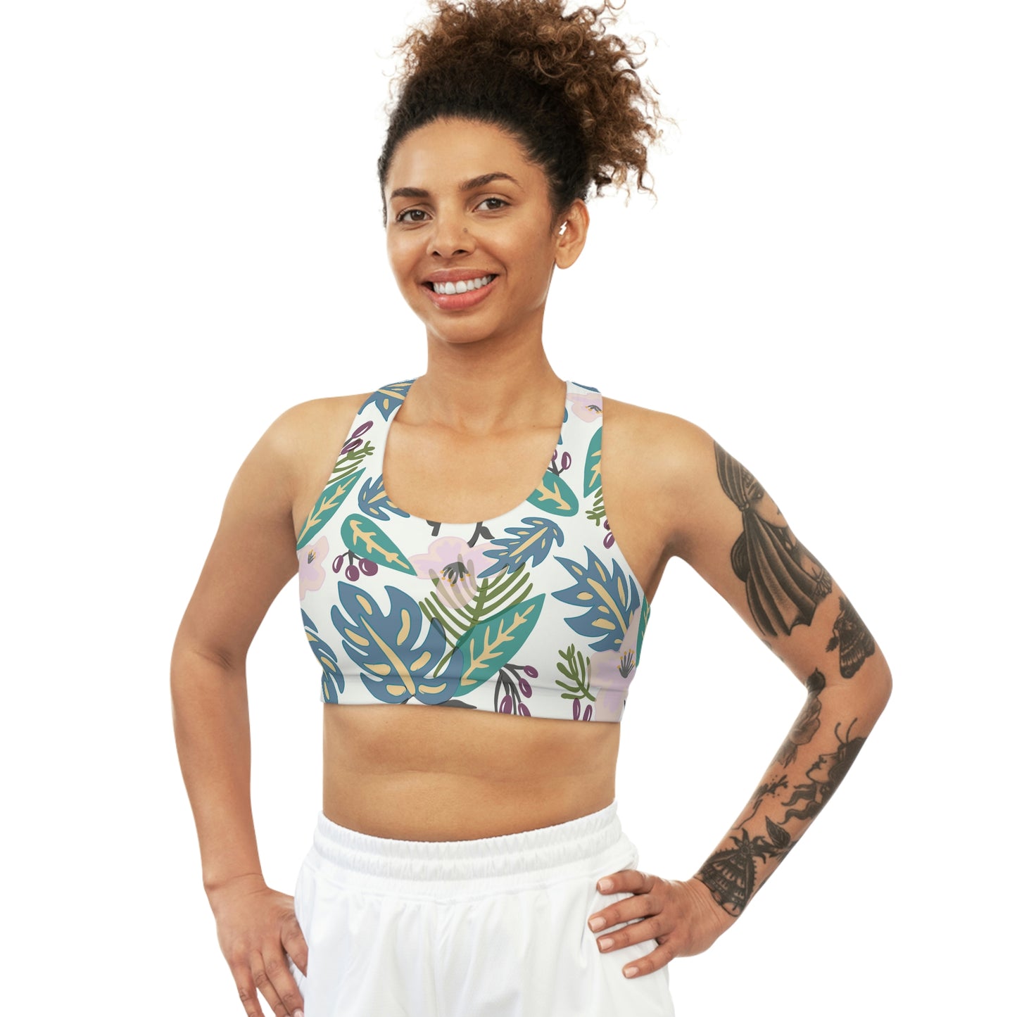 GE-KO’s floral Seamless Sports Bra