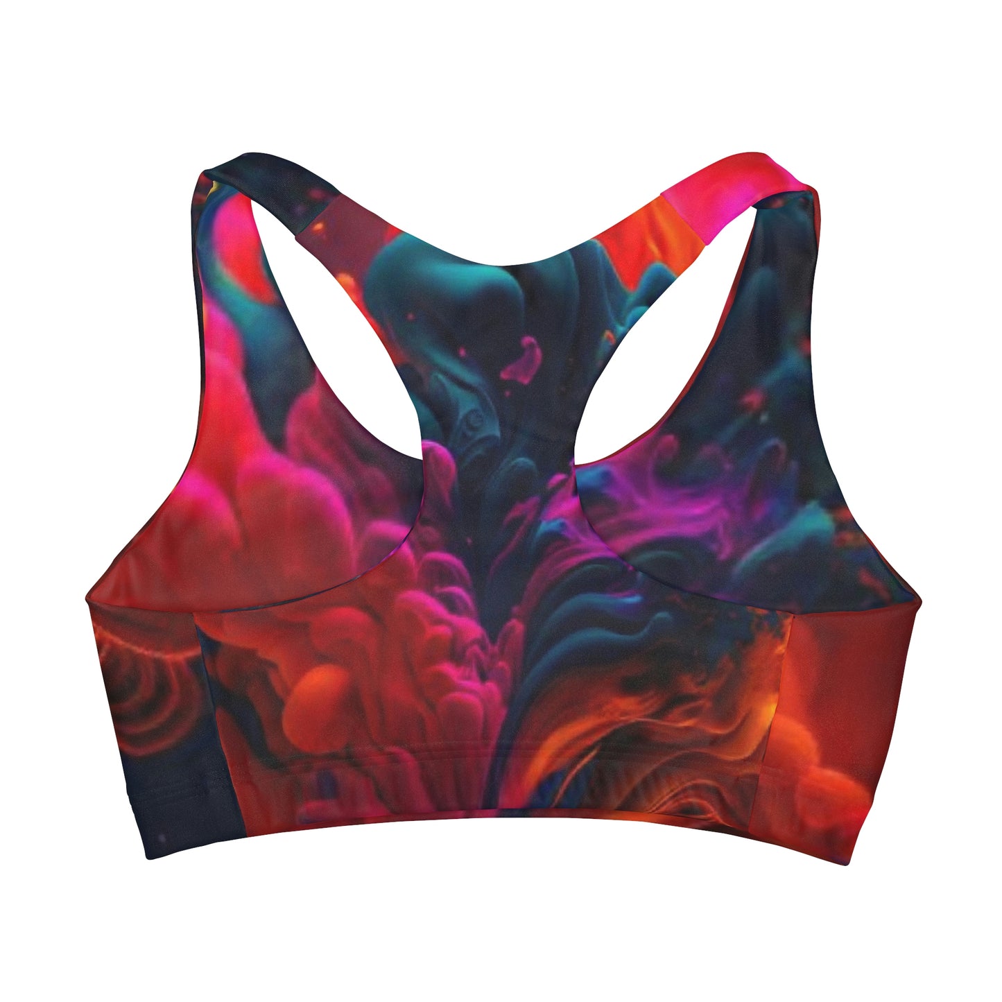 GE-KO’s Girls' Lava Double Lined Seamless Sports Bra