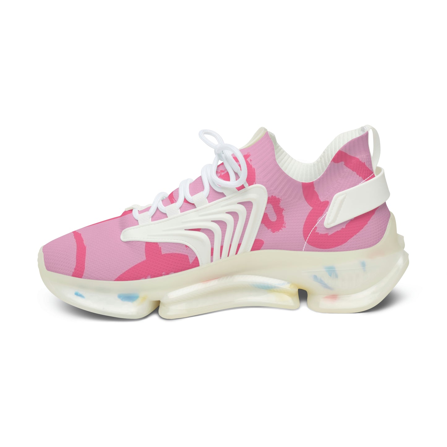 GE-KO’s Women's pink hearts Sneakers