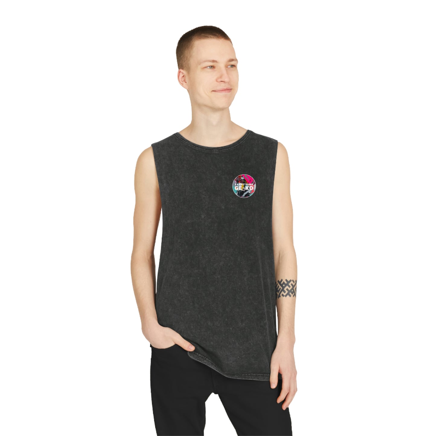 GE-KO’s graffiti Unisex Stonewash Tank Top