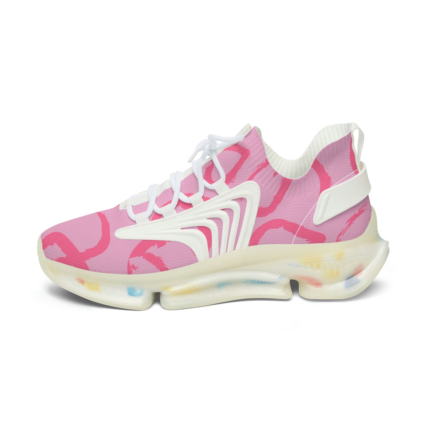 GE-KO’s Women's pink hearts Sneakers