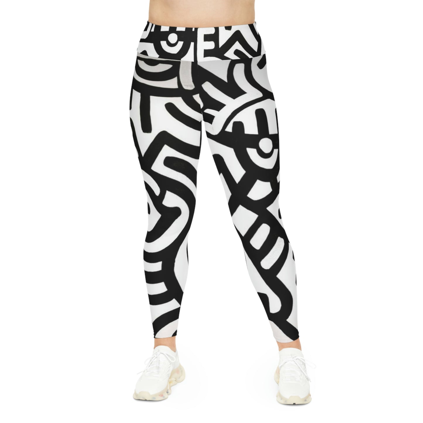 GE-KO’s Plus Size B&W Leggings