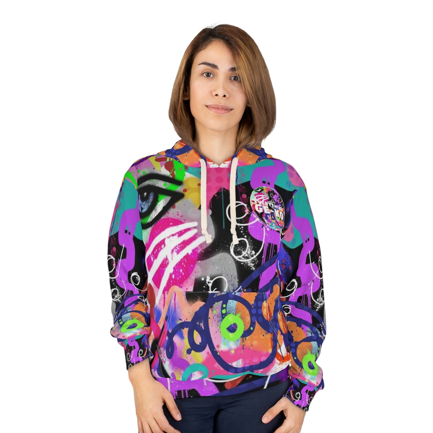 GE-KO’s Unisex graffiti Hoodie