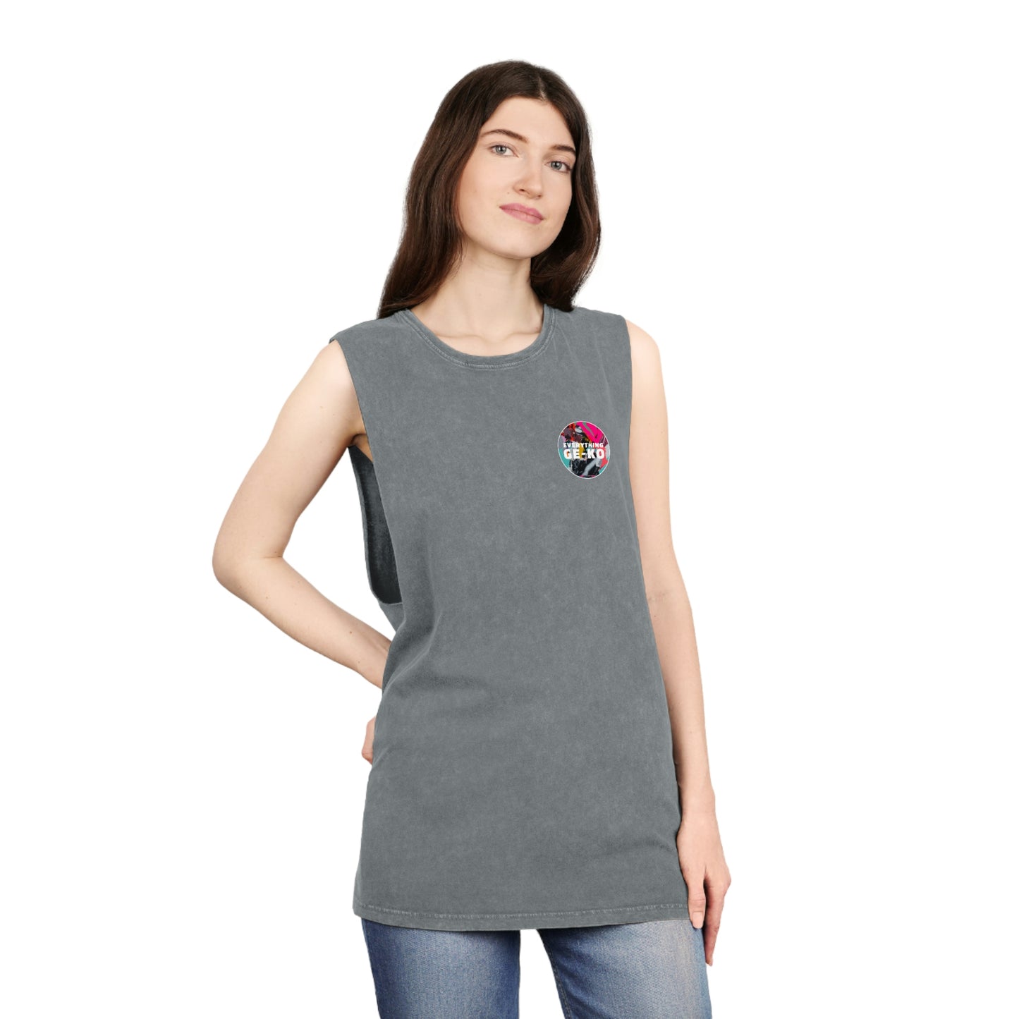 GE-KO’s graffiti Unisex Stonewash Tank Top