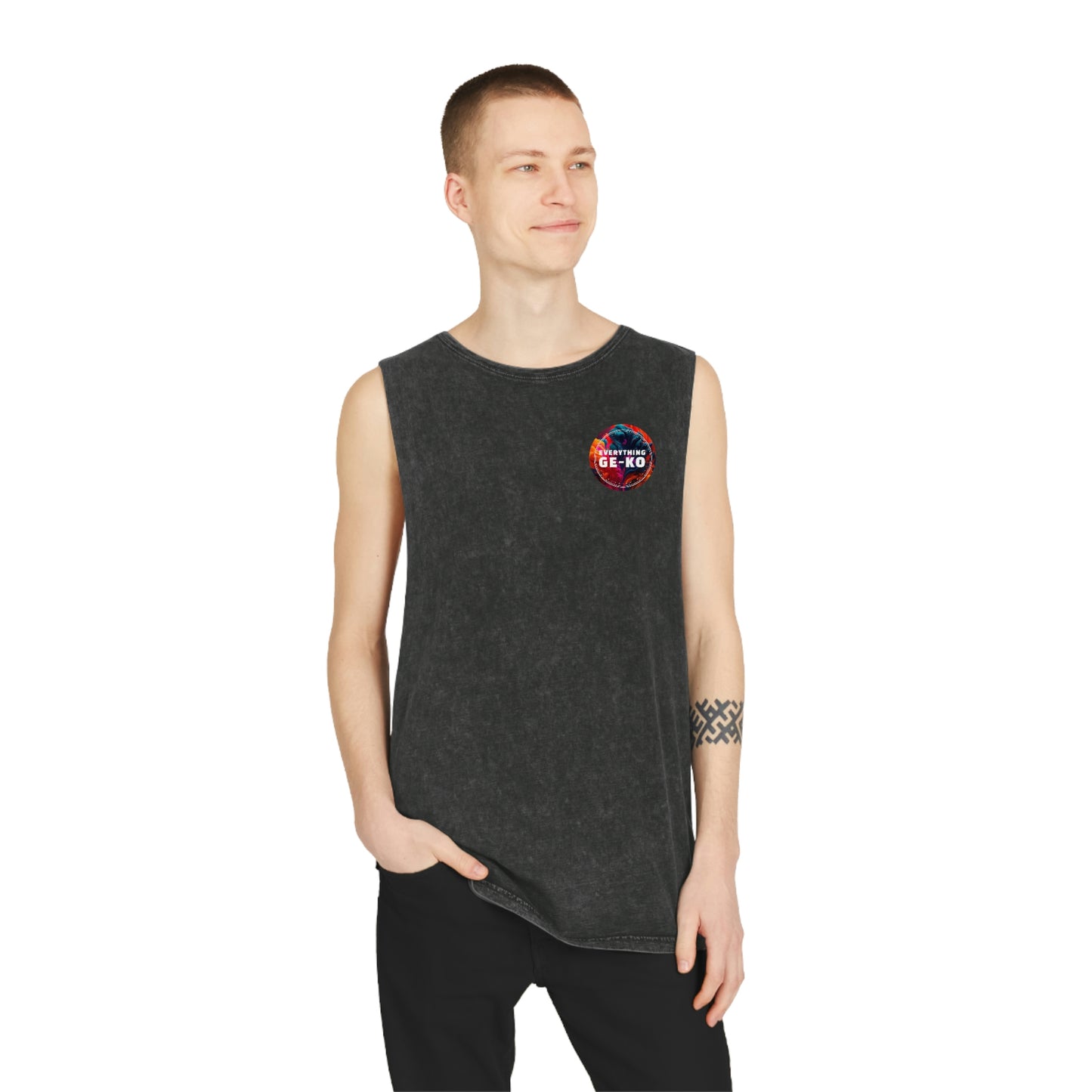 GE-KO’s Lava Unisex Stonewash Tank Top