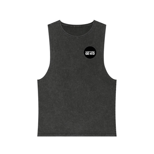 GE-KO’s B&W Unisex Stonewash Tank Top