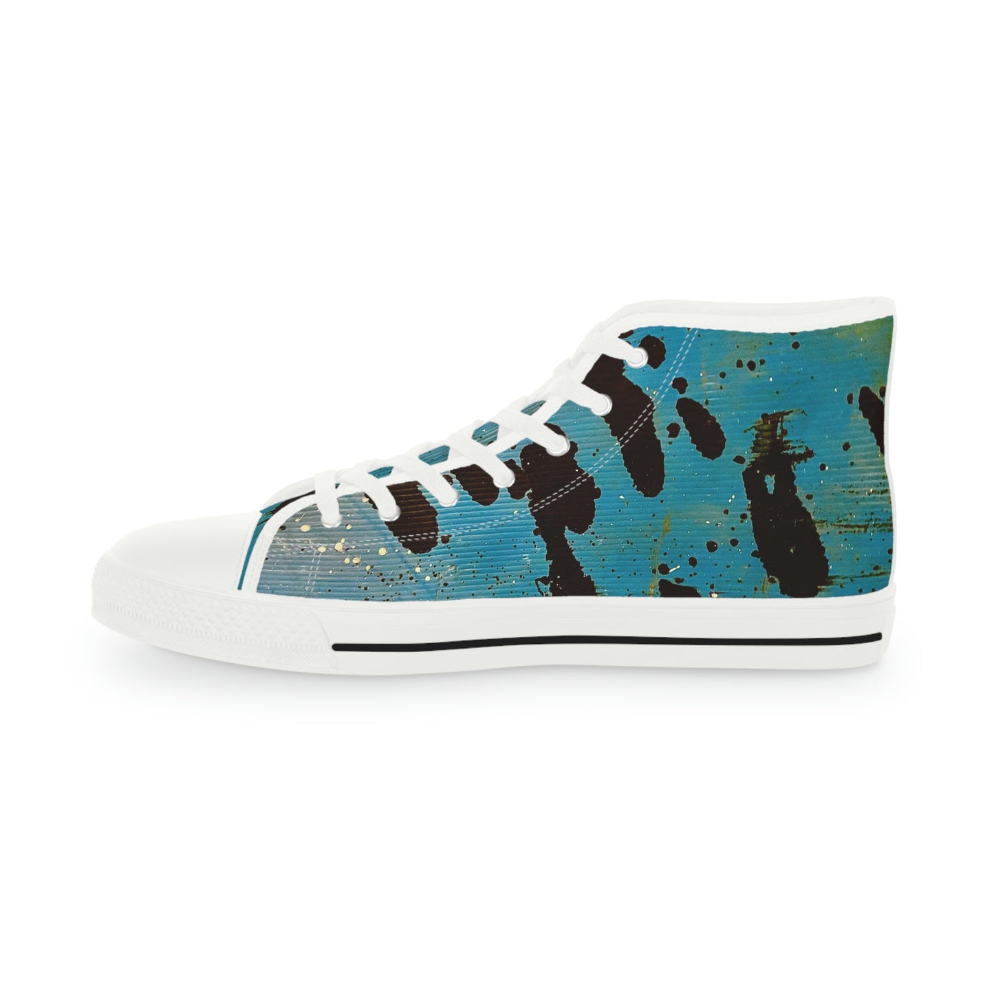 GE-KO’s Men's blue paint Sneakers