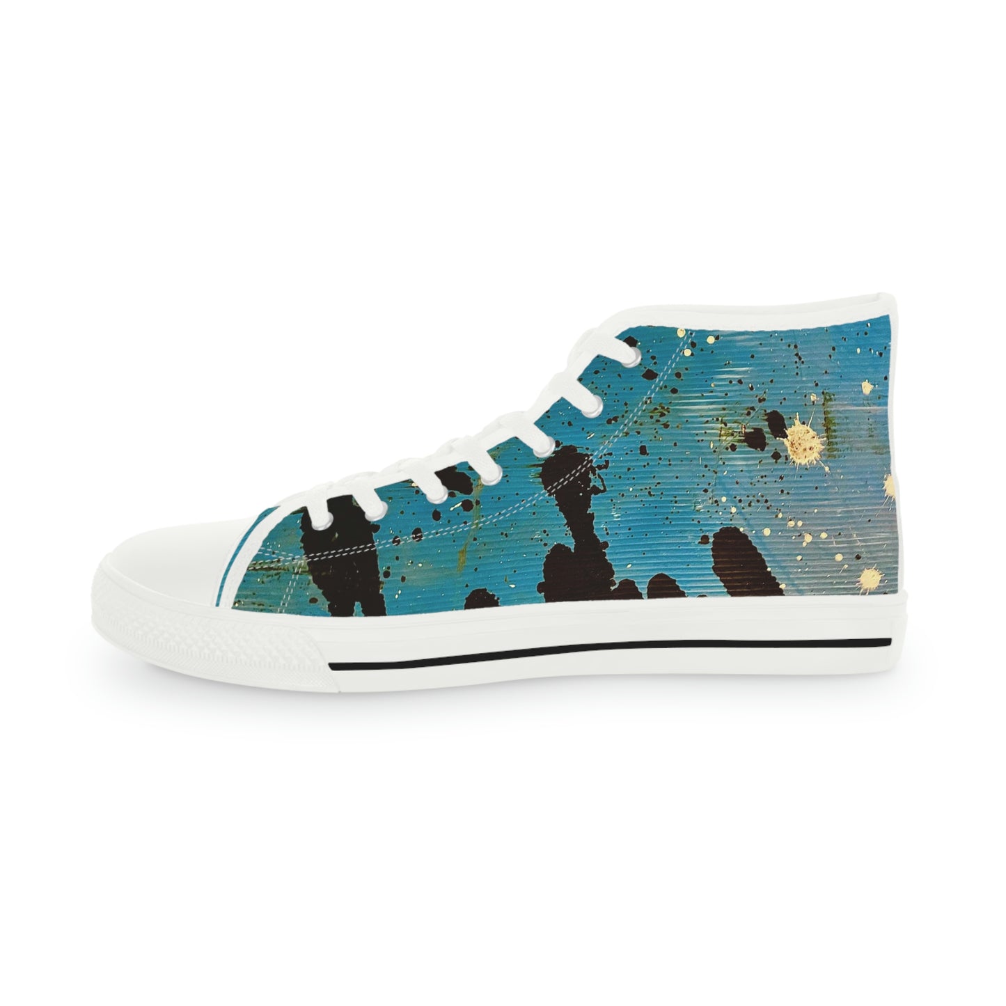 GE-KO’s Men's blue paint Sneakers