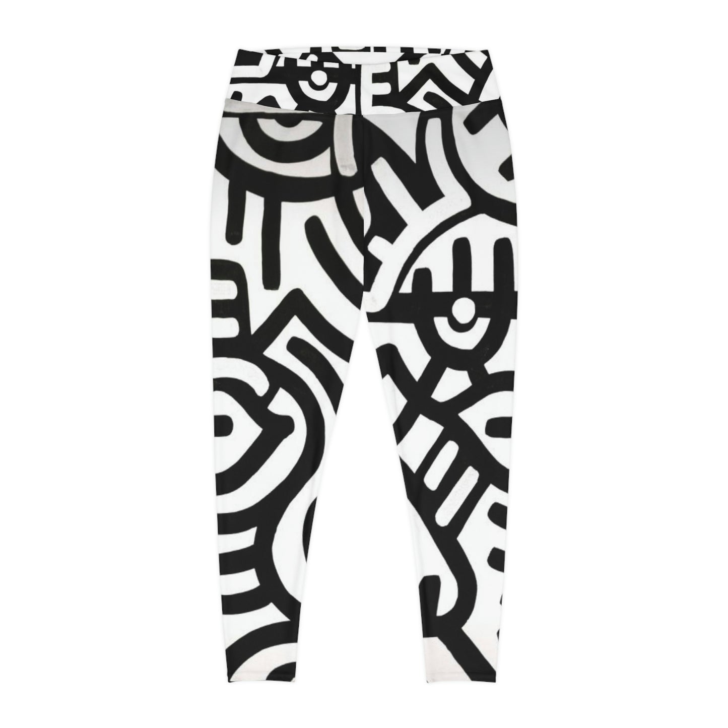 GE-KO’s Plus Size B&W Leggings