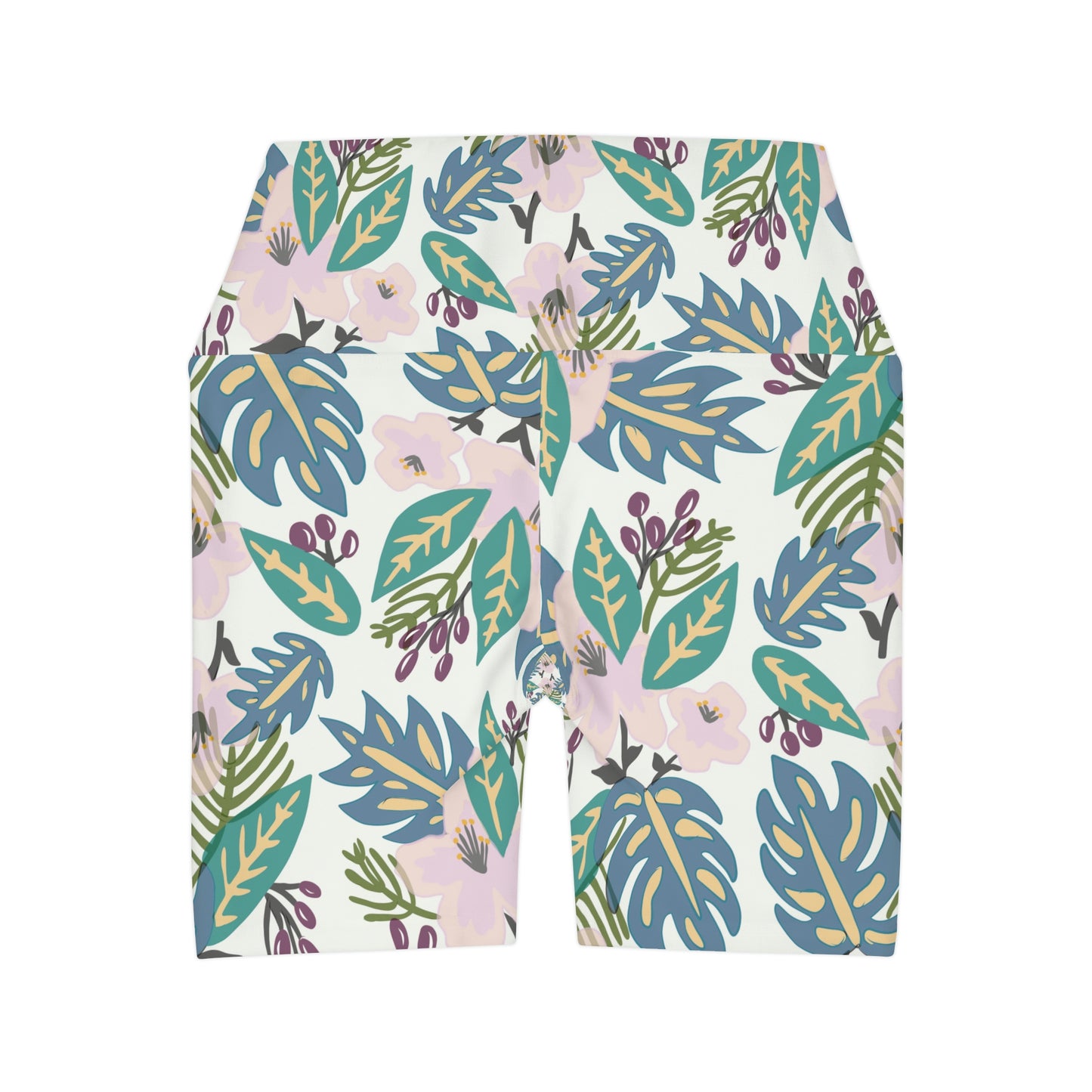 GE-KO’s floral High Waisted Yoga Shorts