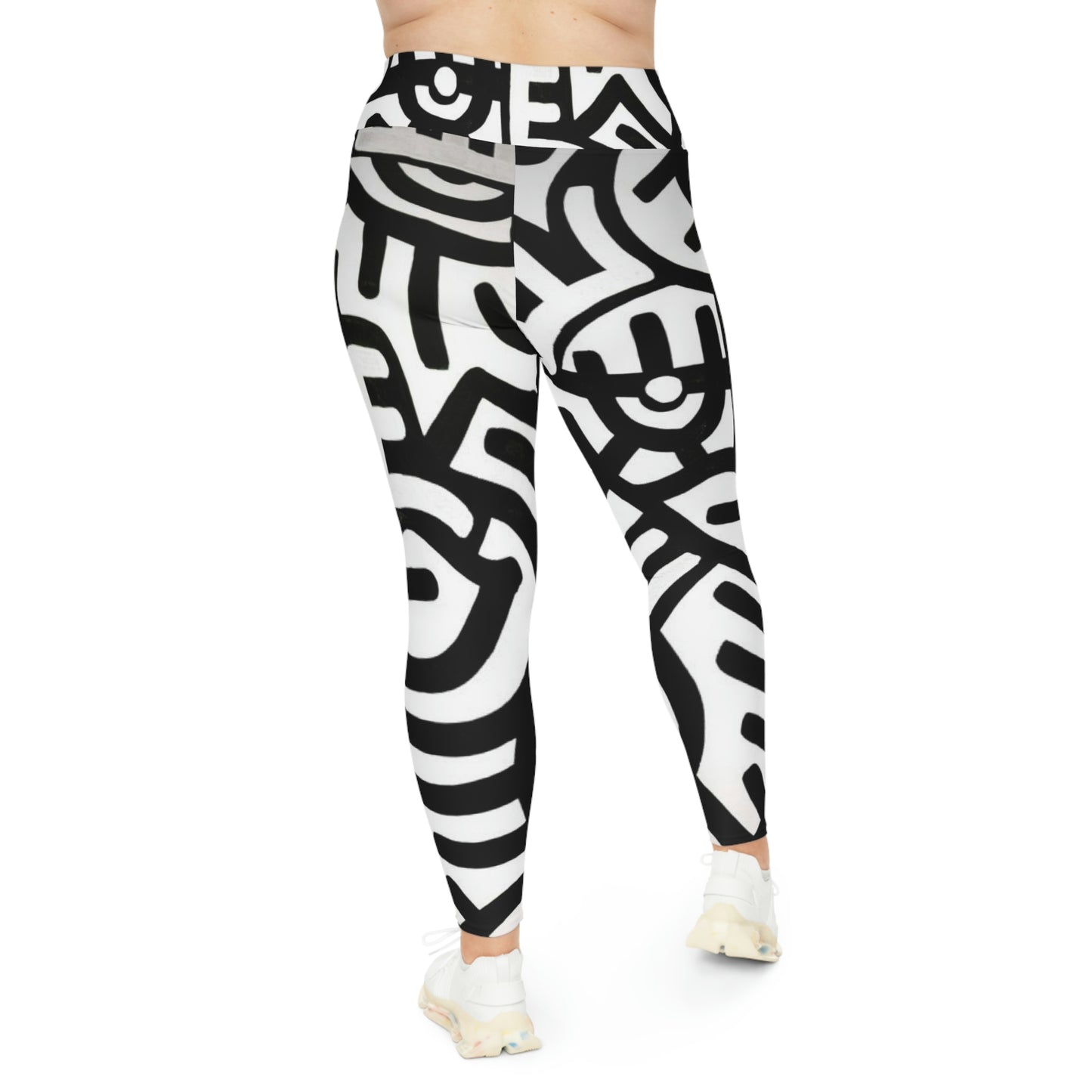 GE-KO’s Plus Size B&W Leggings