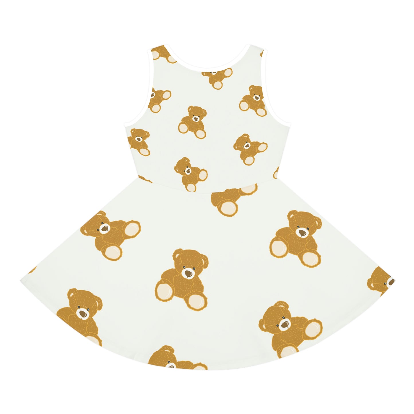 GE-KO’s Teddy Girls' Sleeveless Sundress (AOP)