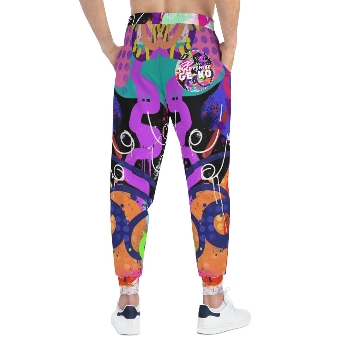 GE-KO’s Unisex graffiti Joggers