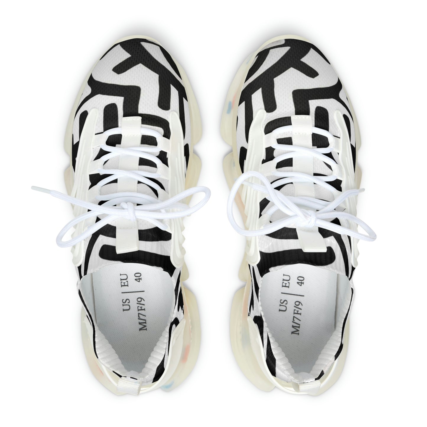 GE-KO’s Women's B&W Sneakers