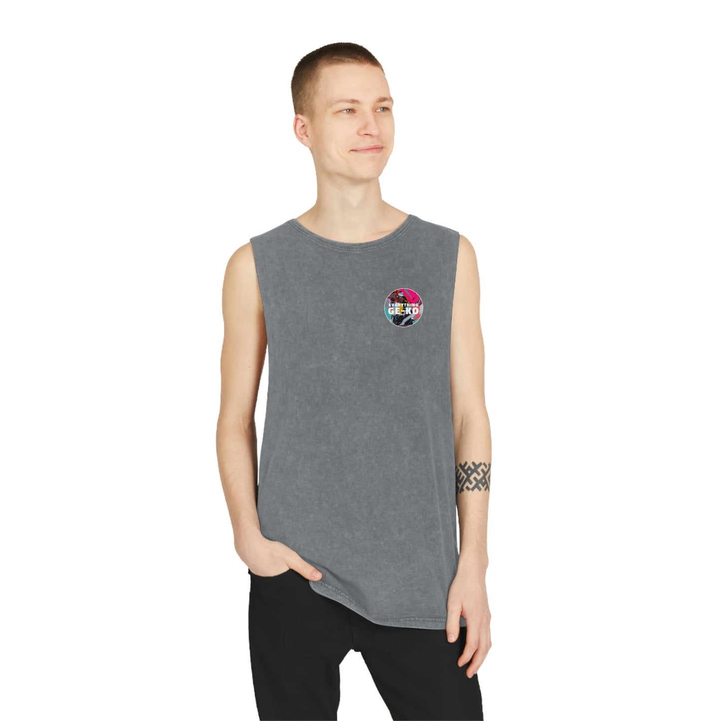 GE-KO’s graffiti Unisex Stonewash Tank Top