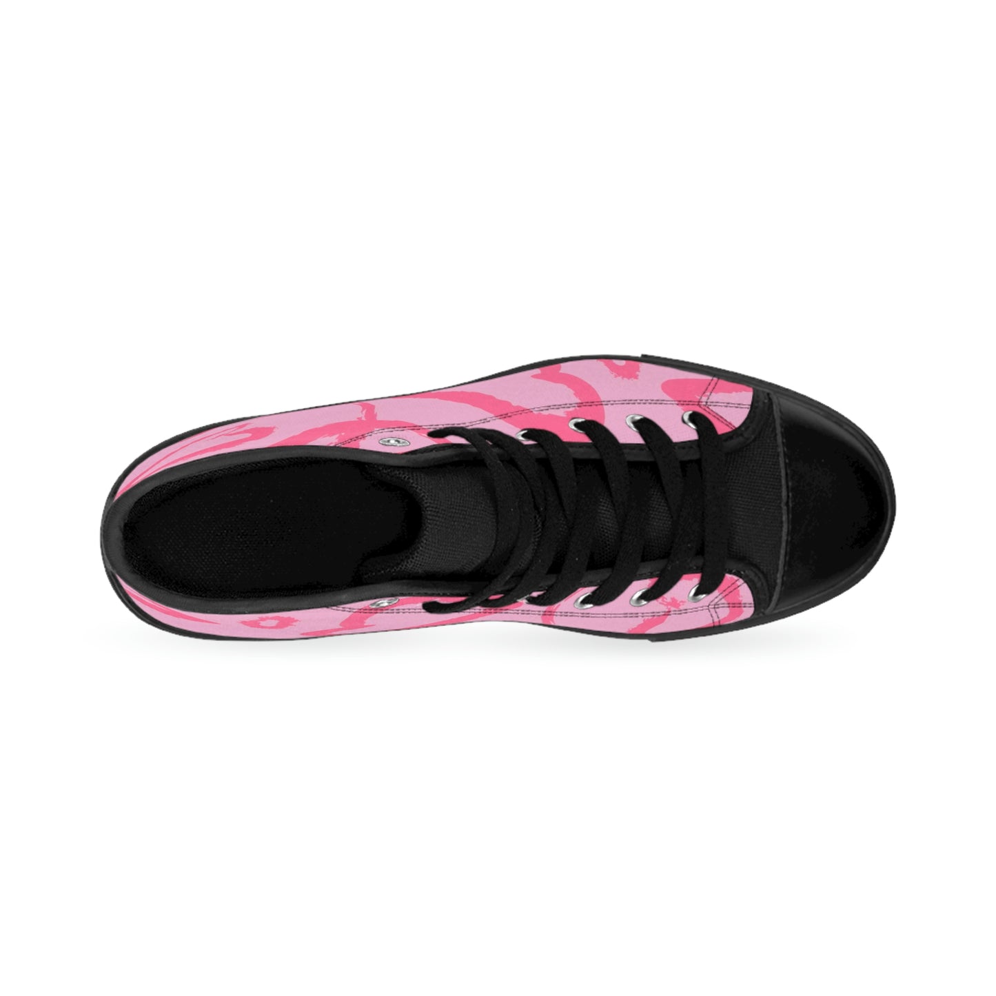 GE-KO’s Women's pink hearts Classic Sneakers