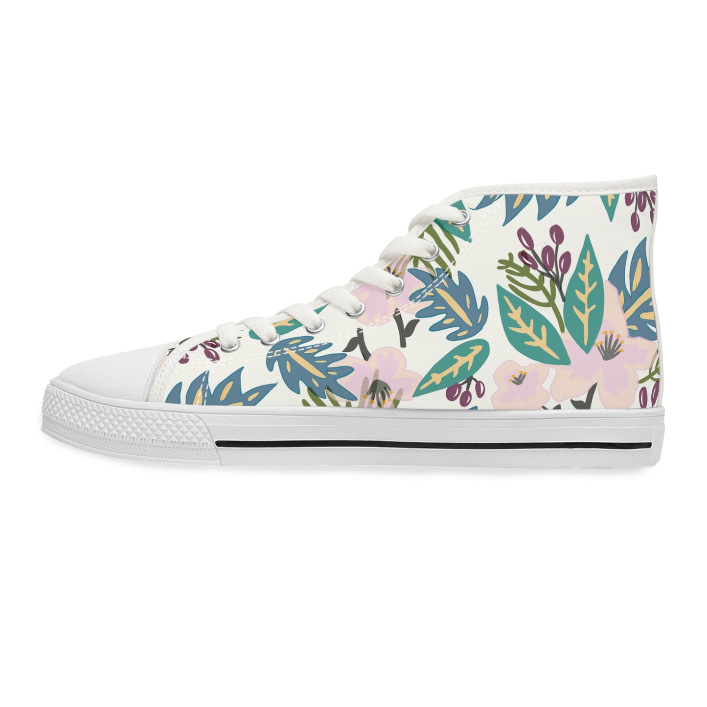 GE-KO’s Women's floral High Top Sneakers