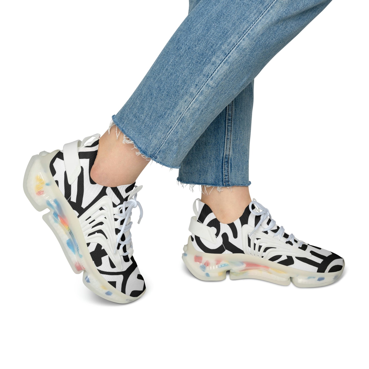 GE-KO’s Women's B&W Sneakers