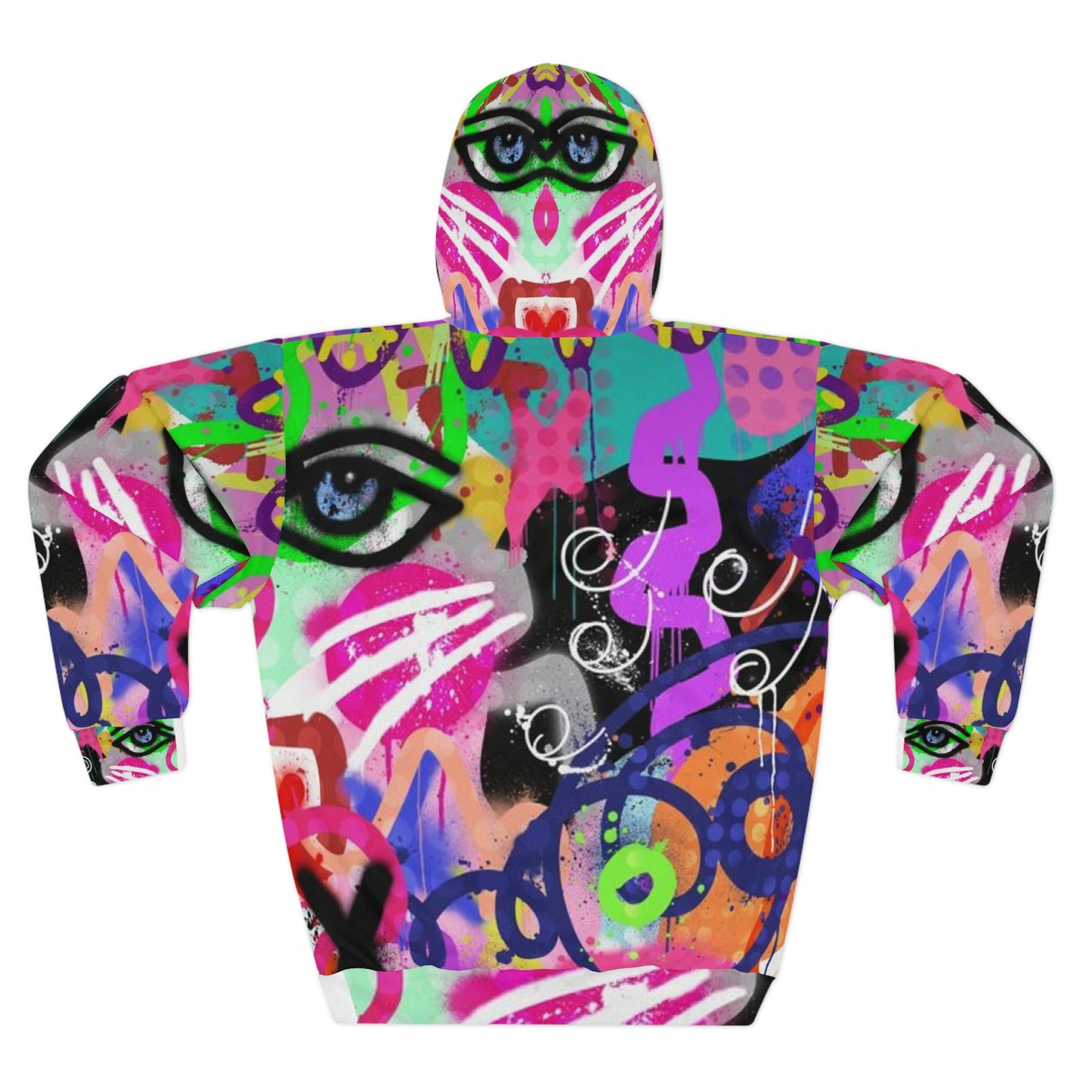 GE-KO’s Unisex graffiti Hoodie