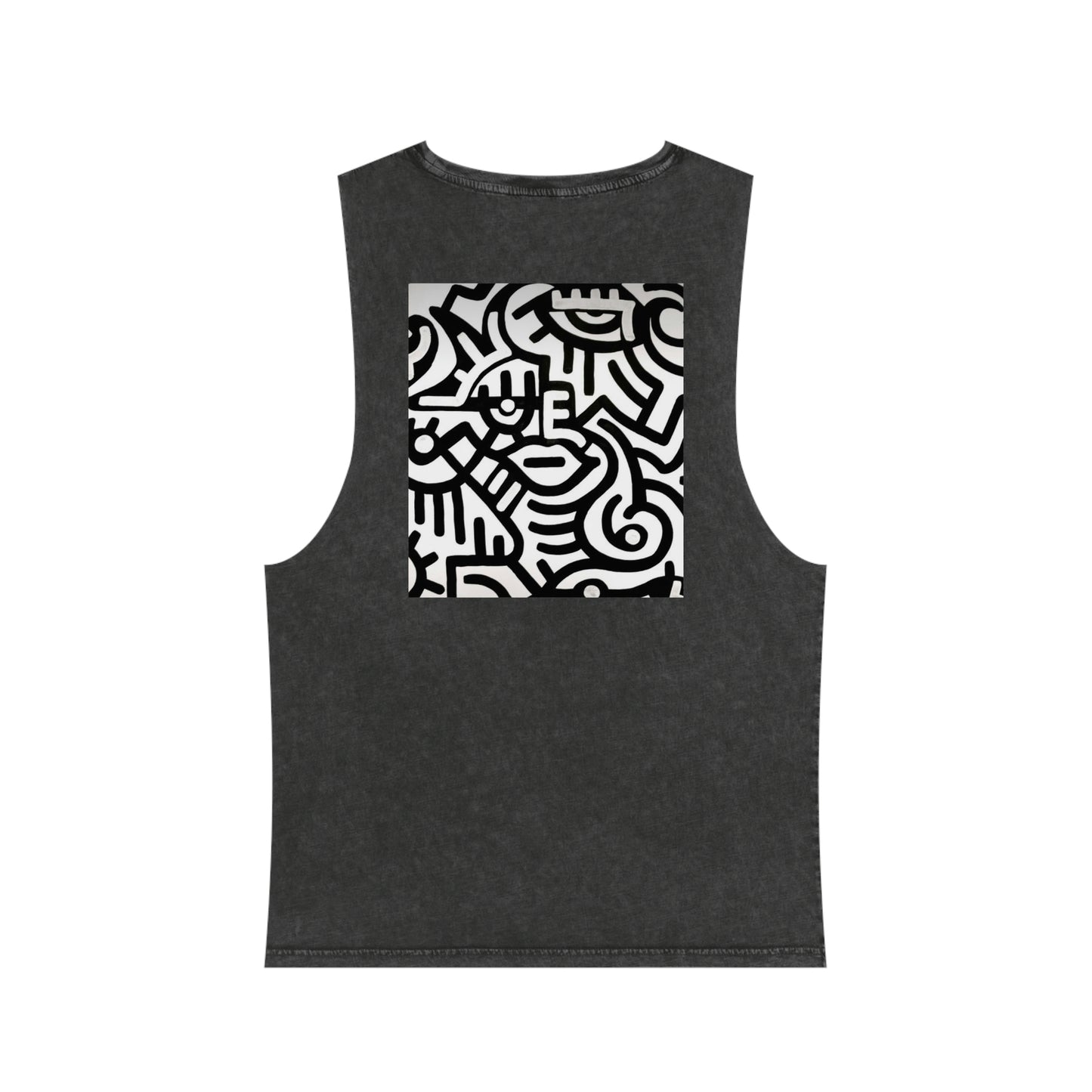 GE-KO’s B&W Unisex Stonewash Tank Top