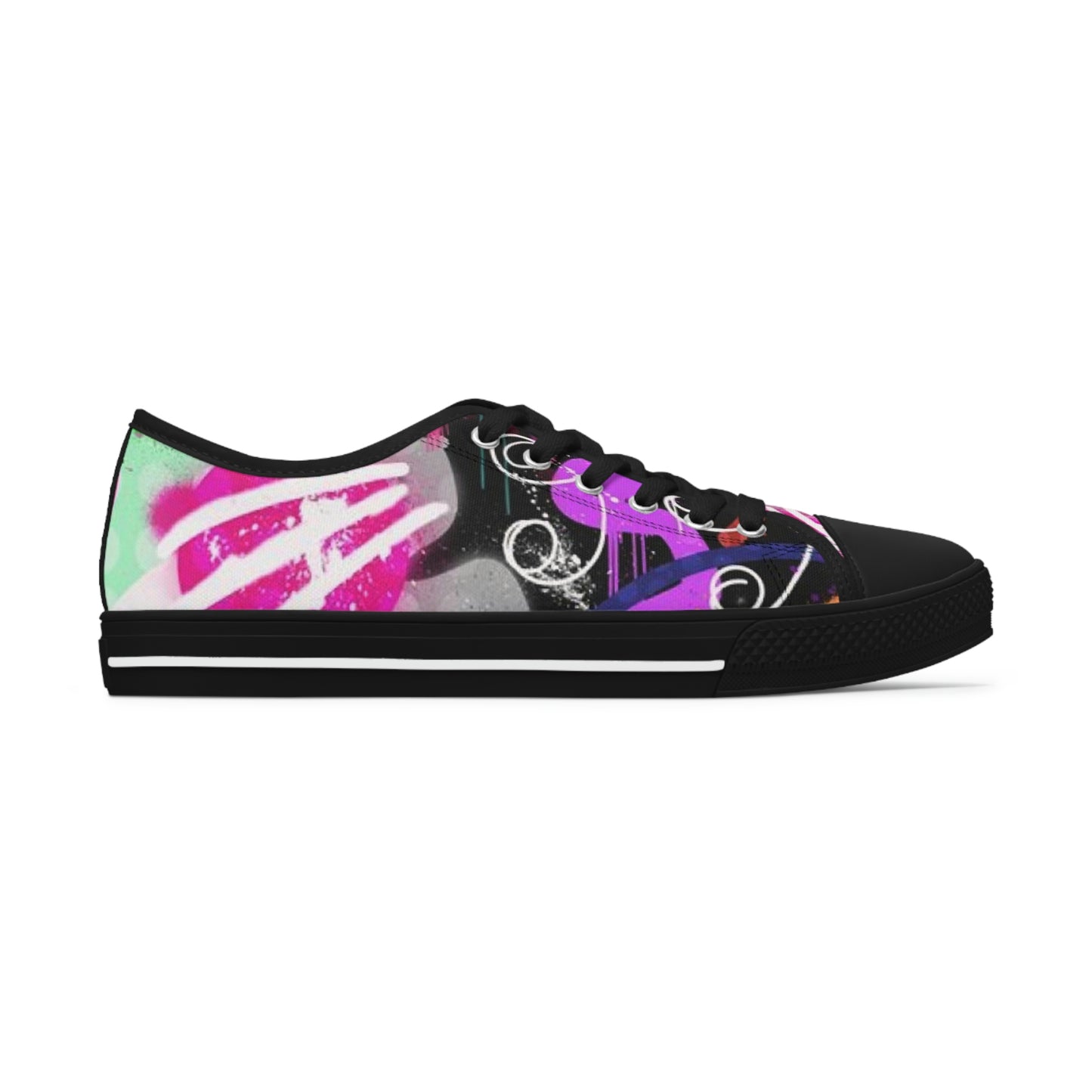 GE-KO’s Women's Low graffiti Top Sneakers