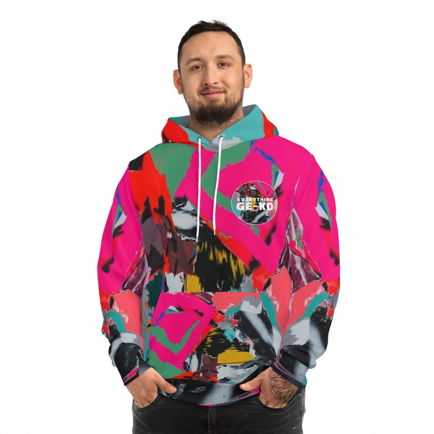 GE-KO’s Unisex street graffiti Hoodie