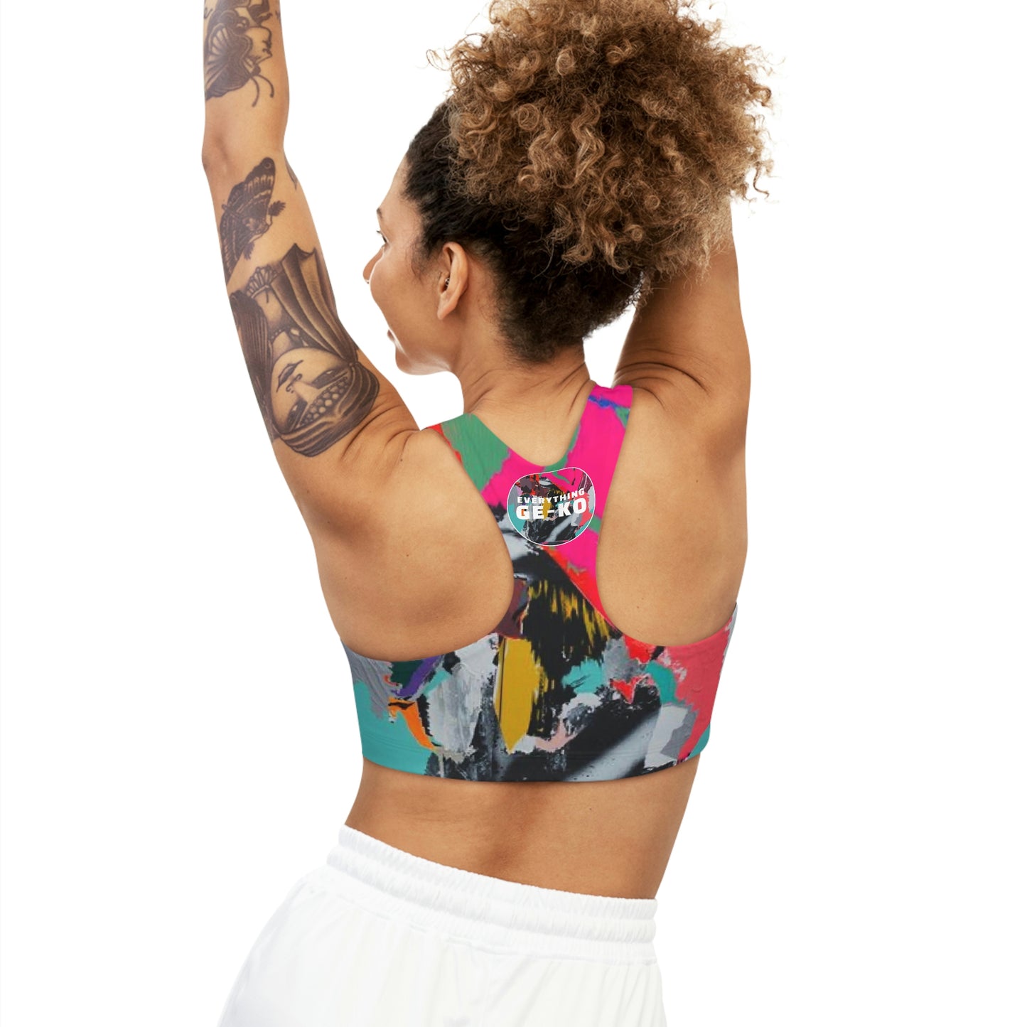 GE-KO’s graffiti Seamless Sports Bra