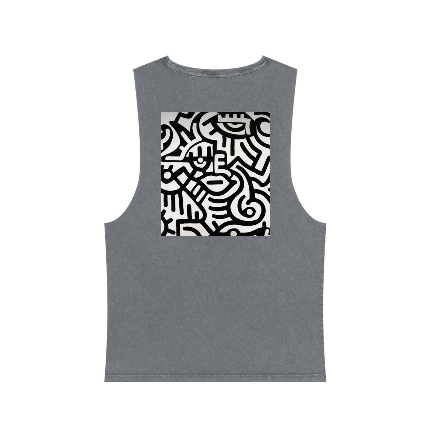 GE-KO’s B&W Unisex Stonewash Tank Top