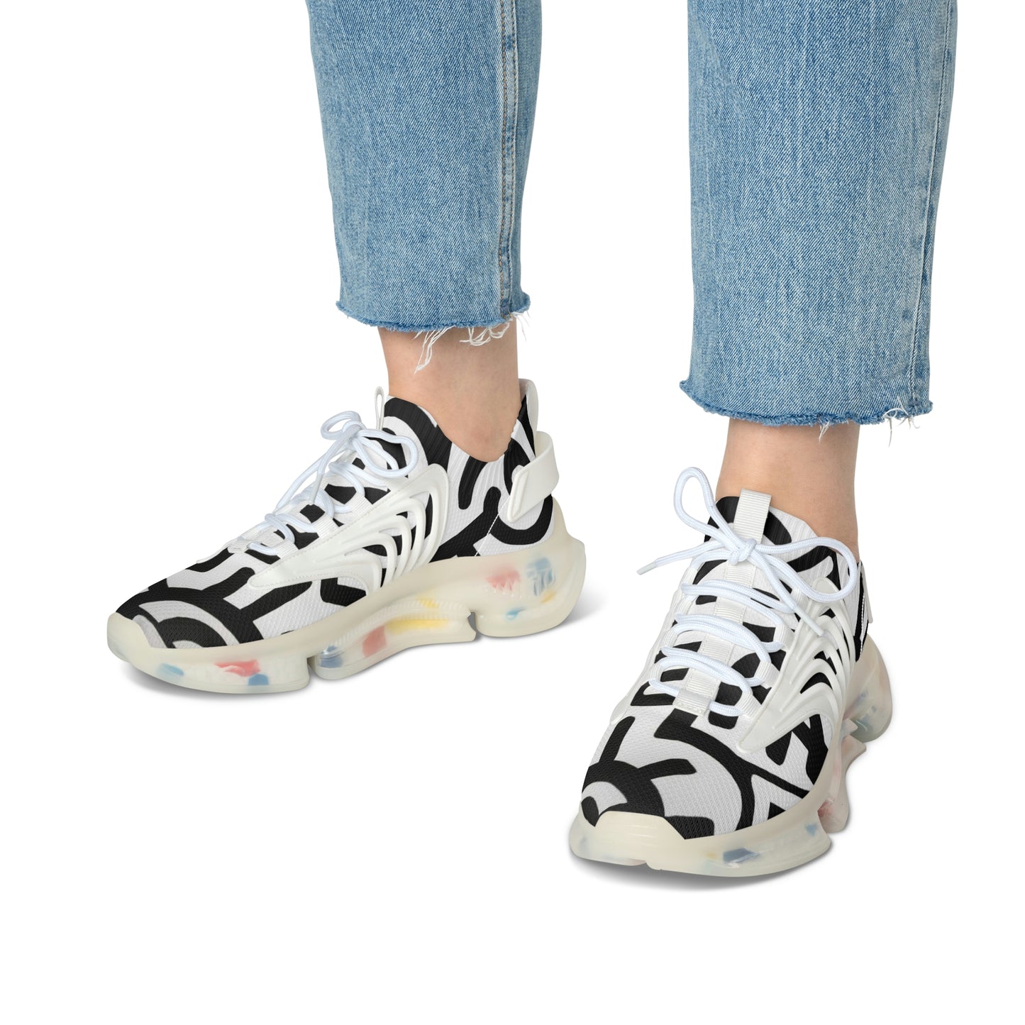 GE-KO’s Women's B&W Sneakers