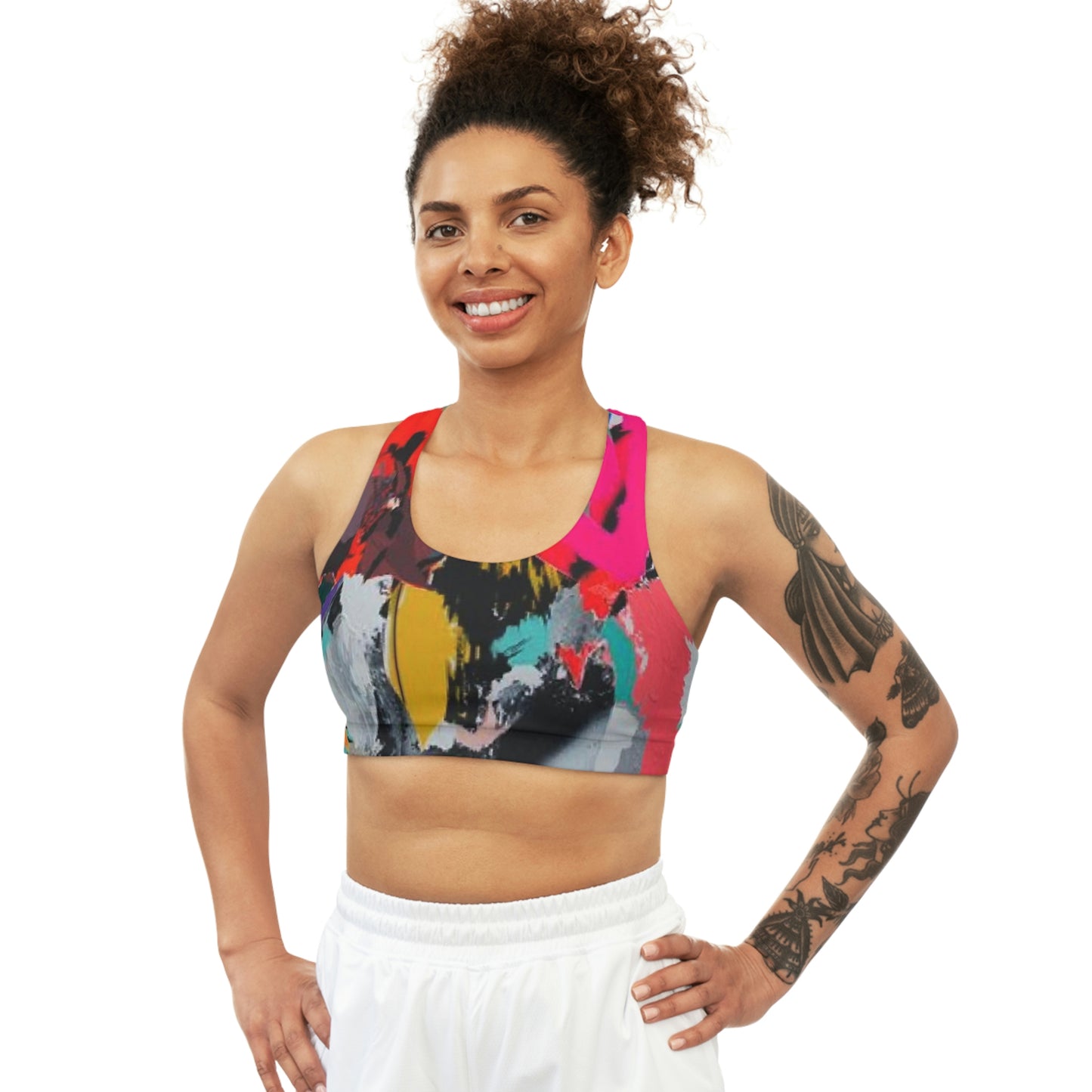 GE-KO’s graffiti Seamless Sports Bra