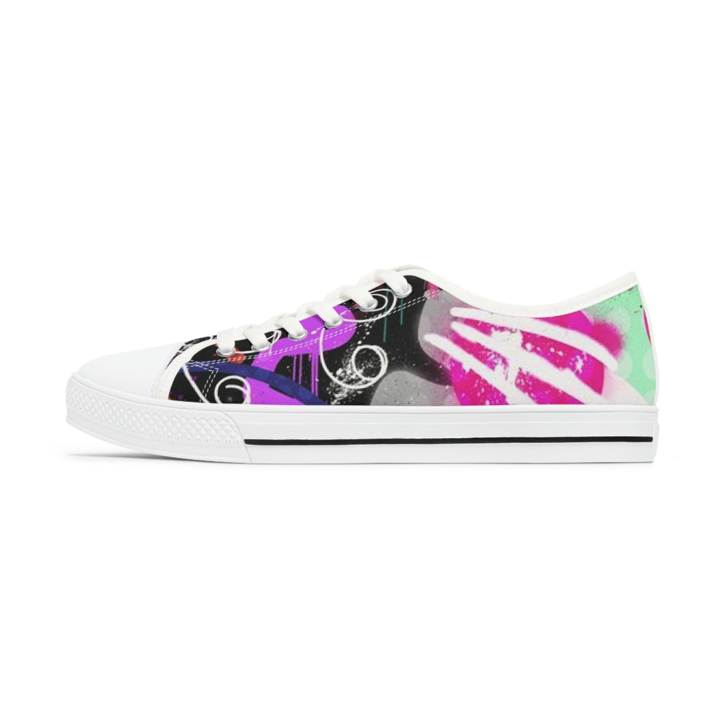 GE-KO’s Women's Low graffiti Top Sneakers