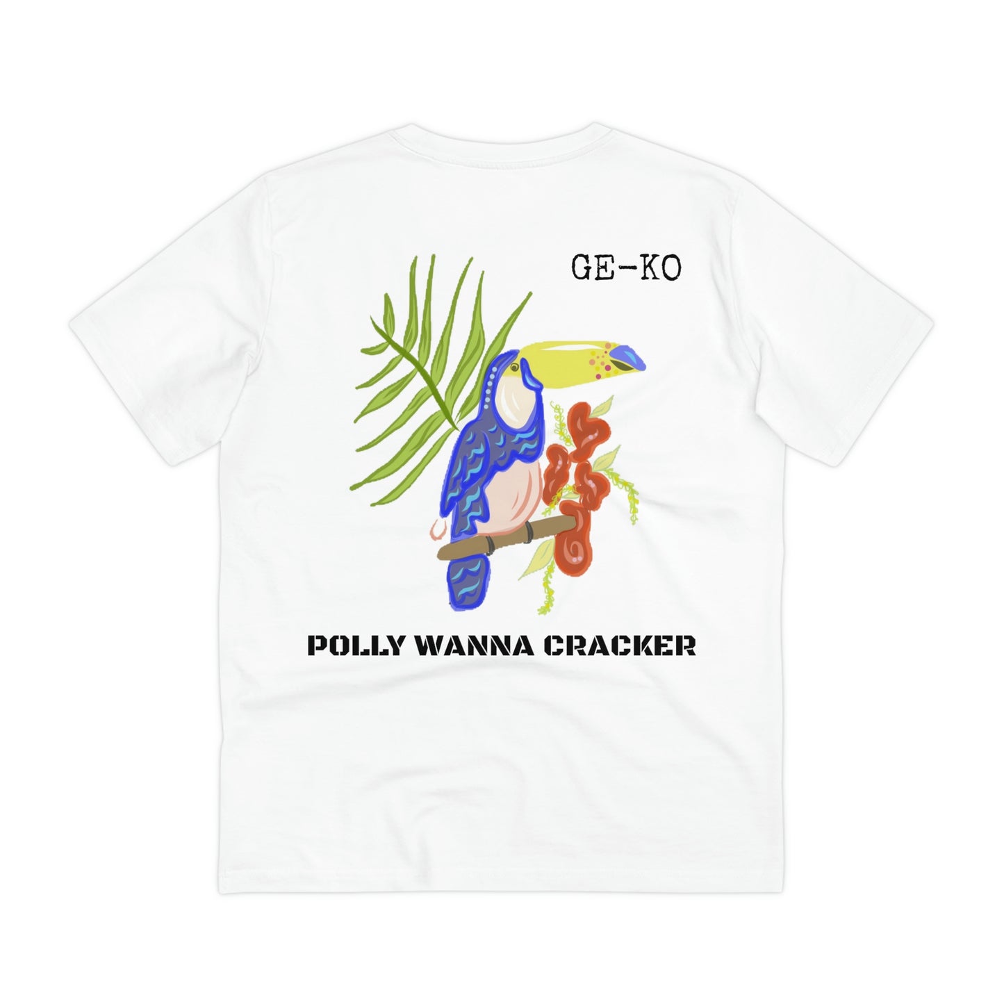 GE-KO’s Organic parrot T-shirt - Unisex